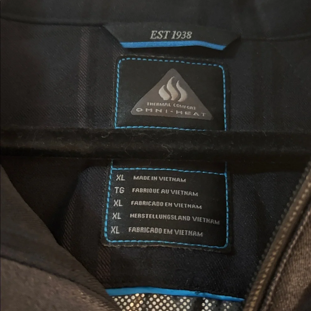 EUC Columbia Omni-Heat Men's Black Jacket